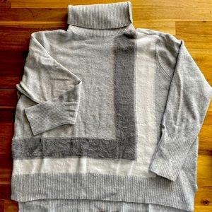 Vera Wang Gray Turtleneck Sweater XXL